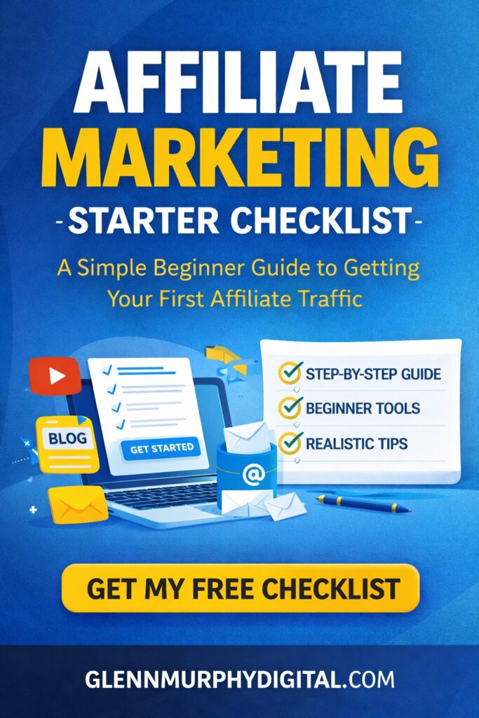 Affiliate Marketing Starter Checklist | A Simple Beginner Guide to Getting Your First Affiliate Traffic