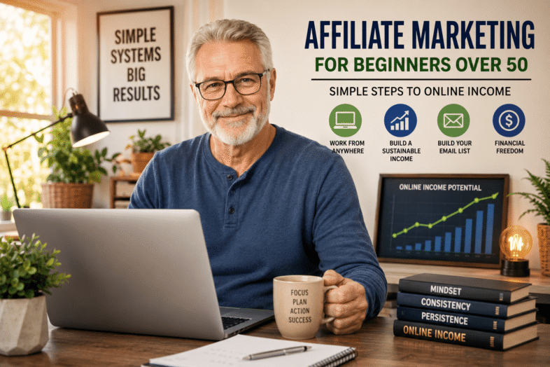 Affiliate Marketing for Beginners Over 50: The Simplest Way to Start Online