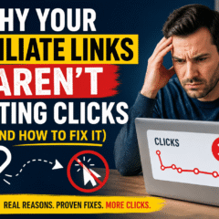 Why Your Affiliate Links Aren’t Getting Clicks (And How to Fix It)